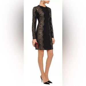 NWT Stella McCartney Elegant Black Lace Dress, US2-4